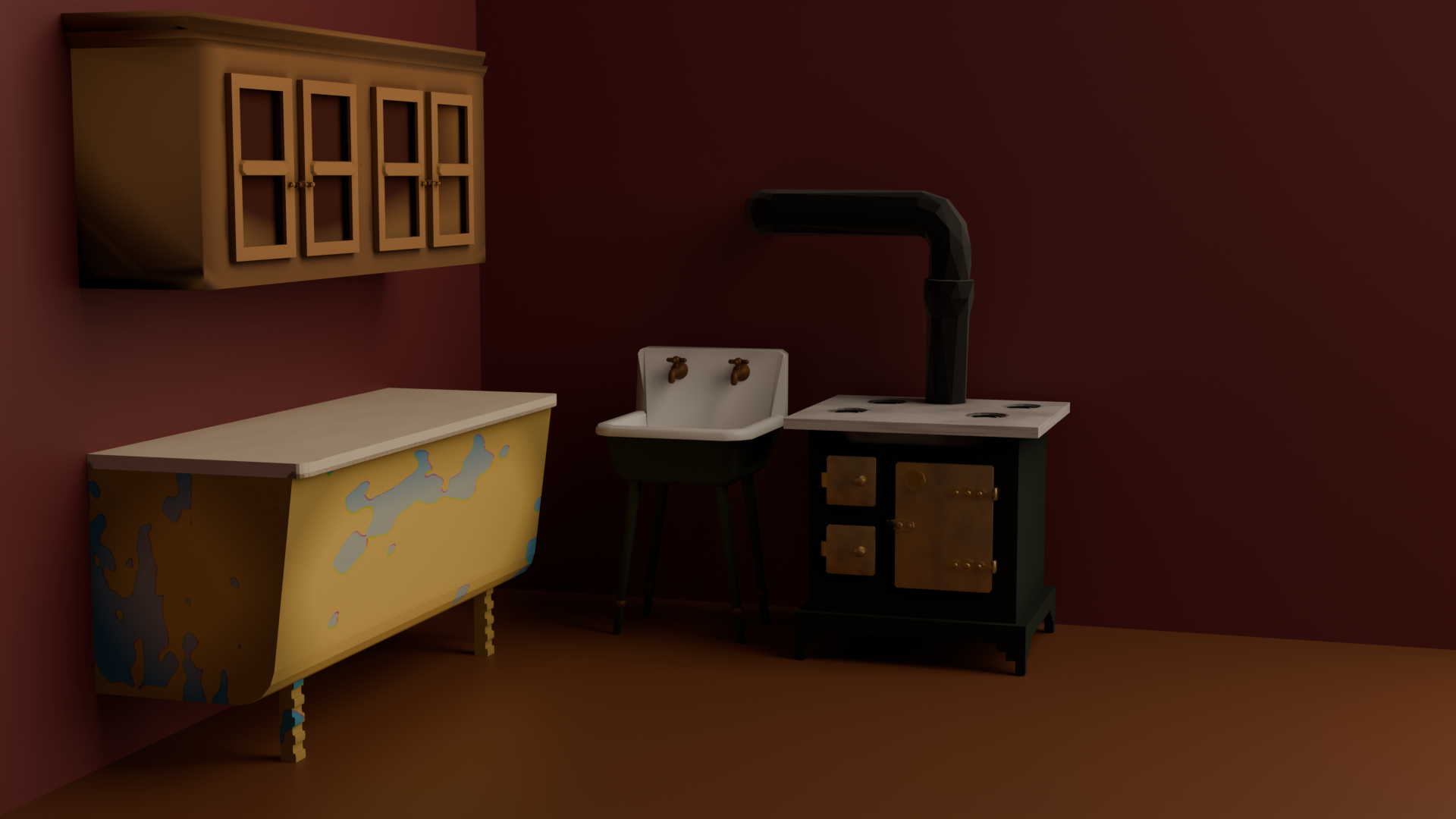 Kitchen model recreation