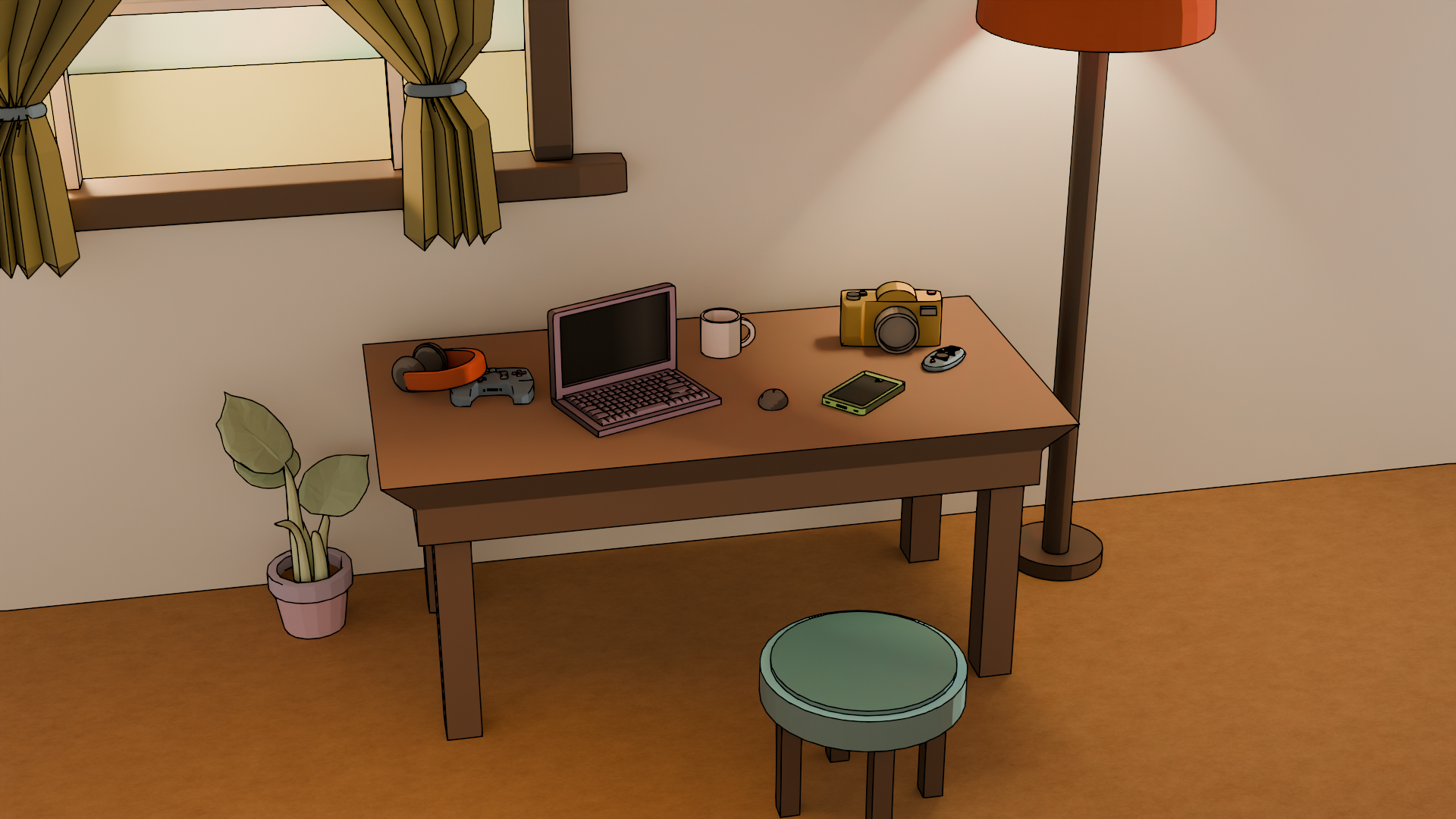 Silicon Sam background model 2